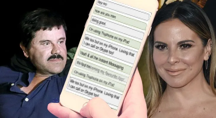 "Te cuidaré más que a mis ojos"...una hermosa frase de amor de El Chapo a Kate del Castillo