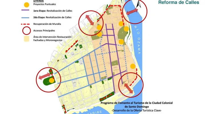Ministerio de Turismo tomará medidas para no afectar negocios en zona colonial 