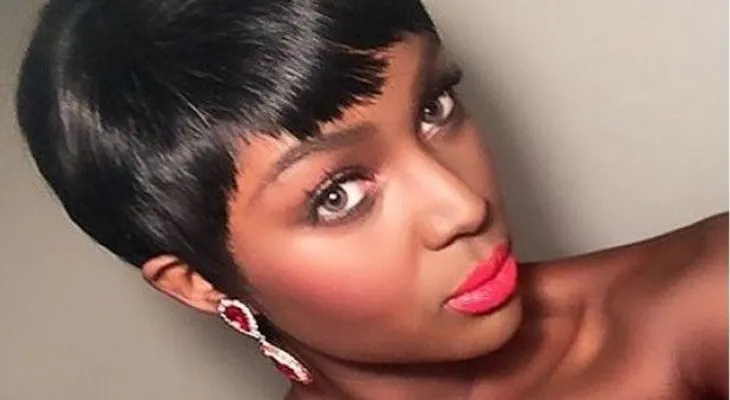 "Amara La Negra" reaparece con el pelo corto y lacio