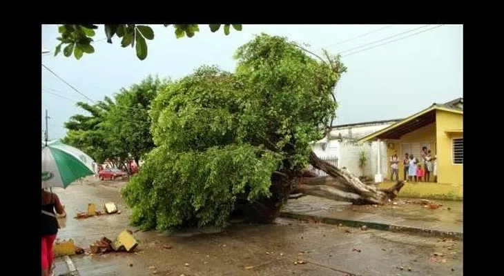 Ventarrón y lluvias afectan varias viviendas en Loma de Cabrera