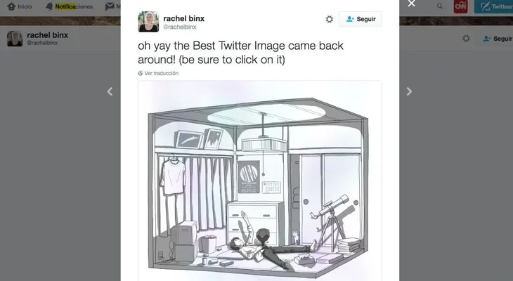 El misterioso truco de una imagen en Twitter que tiene a todos asombrados