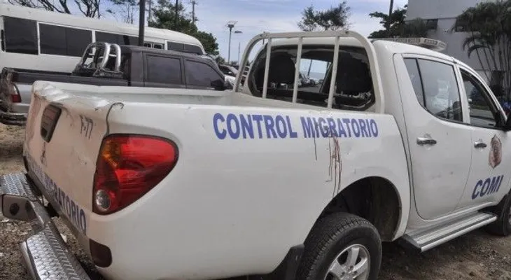 Dejan libres haitianos que agredieron personal de Migración en la 27 de Febrero