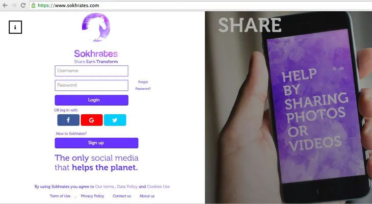 Sokhrates, la red social que quiere salvar al planeta