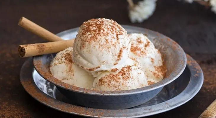 Una receta para chuparse los dedos; helado con arroz y leche