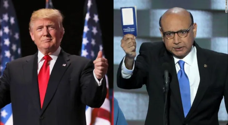 ¿Cruzó Trump una línea roja en su controversia con los padres de un soldado musulmán caído?
