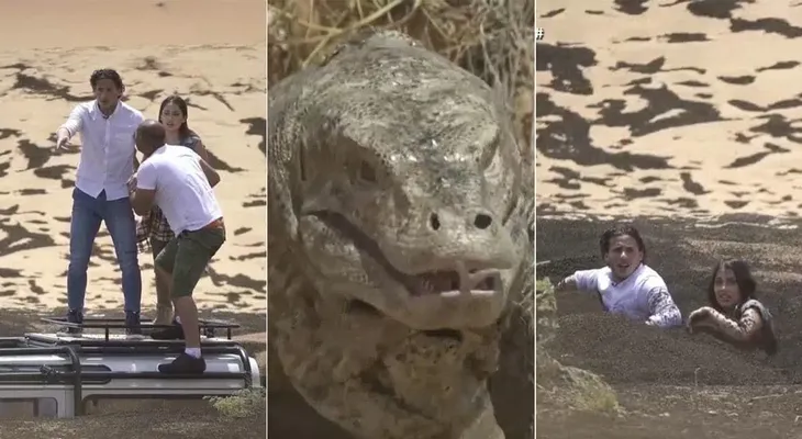 Arenas movedizas y un falso dragón de Komodo: la aterradora cámara oculta a un jugador de la Premier League