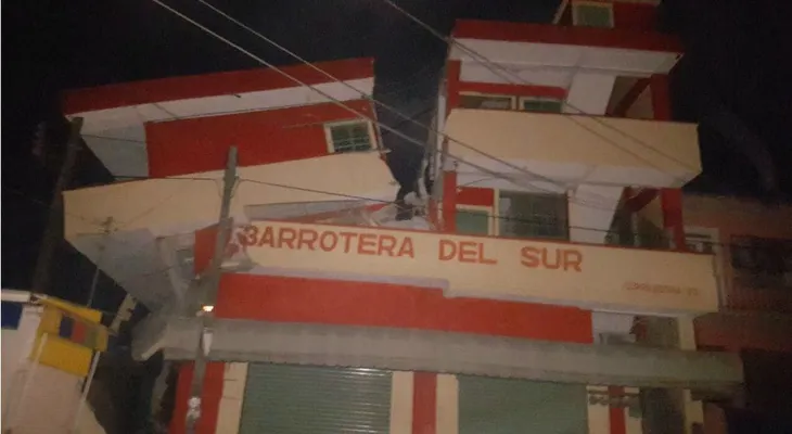 Las fotos más impactantes del terremoto que sacudió el sur de México