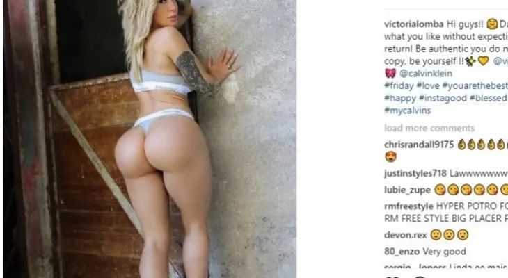 Victoria Lomba, la reina del fitness que enloquece en las redes sociales 