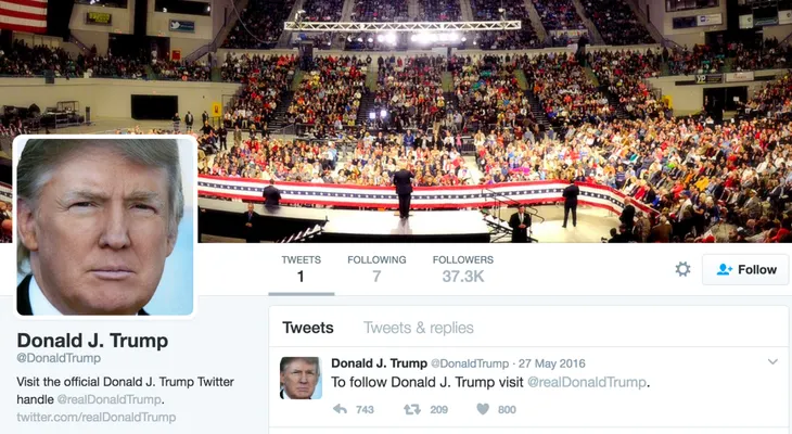 ¿Cuántos seguidores en redes sociales tiene Trump en realidad?