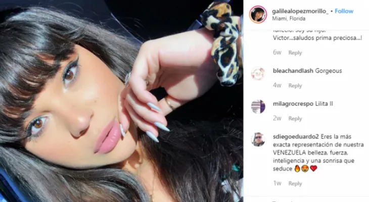 La nieta del Puma y Lila Morillo publica provocativa foto y enciende las redes