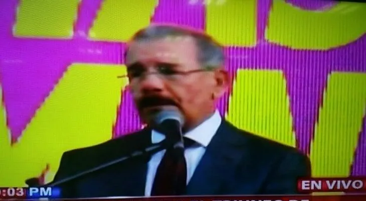 Danilo Medina proclama que es de nuevo el Presidente de la República