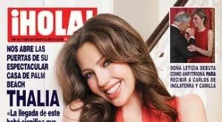 Thalia está embarazada