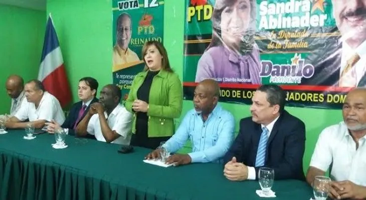 PTD respalda a la candidata a diputada por el PLD Sandra Abinader