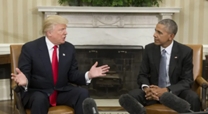 Obama señala que él y Trump coinciden en "confianza"