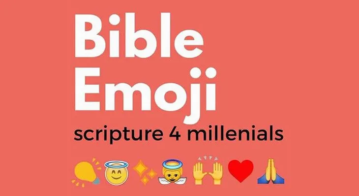 La Biblia, traducida al idioma de los emoticonos: "Una forma divertida de compartir el Evangelio"