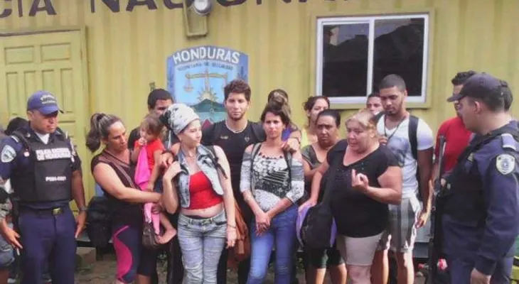 14 cubanos detenidos en Honduras que pretendían llegar a EEUU