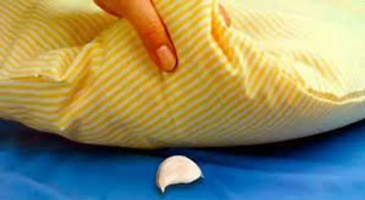 Porque no me lo dijeron antes: Esta mujer coloca un ajo debajo de la almohada de su hijo. 