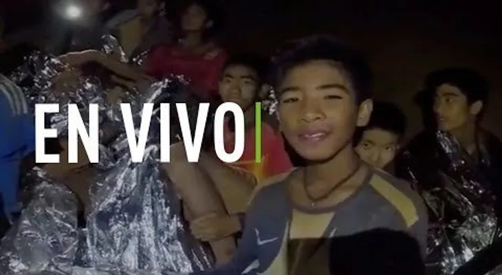 Rescate de niños atrapados en cueva de Tailandia