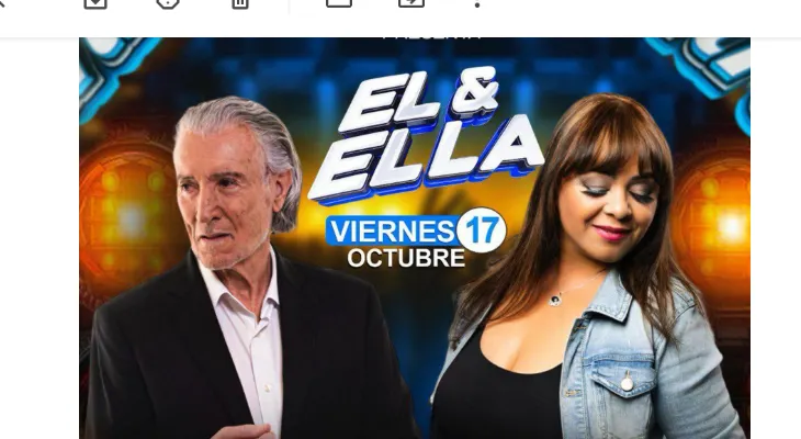 Danny Daniel y Jackeline Estévez juntos en concierto