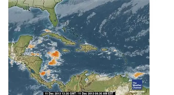 Para hoy se mantienen las temperaturas agradables, chubascos y oleaje peligroso