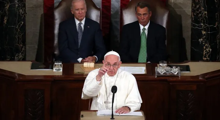 9 frases impactantes del papa Francisco ante el Congreso de EE.UU.