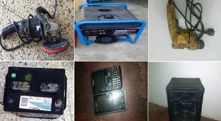 Policía apresa 11 personas por robos en Santiago
