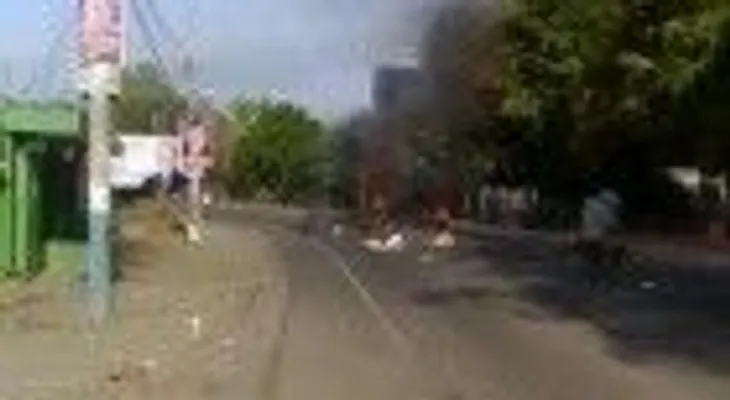 Un hombre herido durante protesta en Moca