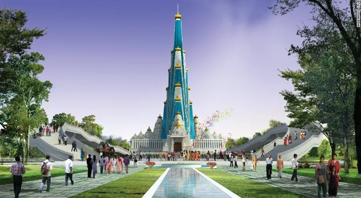 El rascacielos religioso más alto del mundo estará en la India