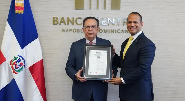 BCRD recibe certificación ISO 22301:2019 por parte de AENOR