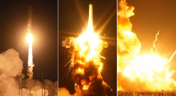 Explota cohete con dos toneladas de carga para la Estación Espacial Internacional