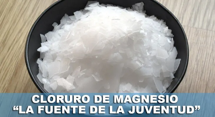 Agua de cloruro de magnesio: pierde 10 años en 7 días