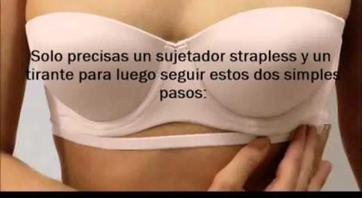 Una gran SOLUCION para que tu sostén sin tirantes se mantenga en su lugar! (VIDEO)