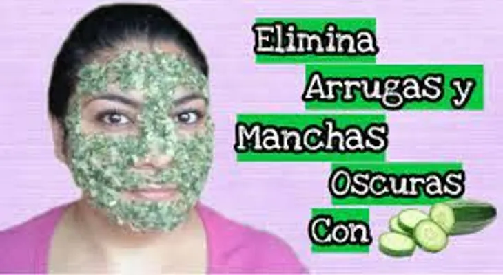 Tres pepinos y un coco de agua para eliminar manchas, pecas y arrugas