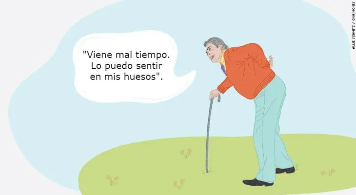 ¿Significa el sentir dolor que va a llover?