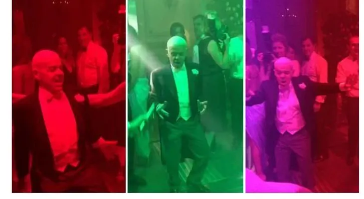 El alocado baile de Norberto Oyarbide en el casamiento de Natalia Fassi