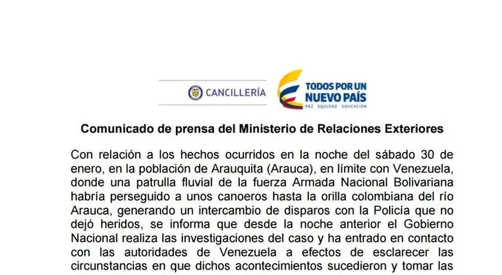 Policía de Colombia se tirotea con la Marina de Venezuela en la frontera (VIDEO)