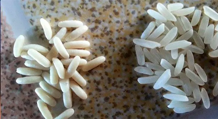 No dejes que te engañen!!. Te quieren estafar vendiéndote arroz plástico 