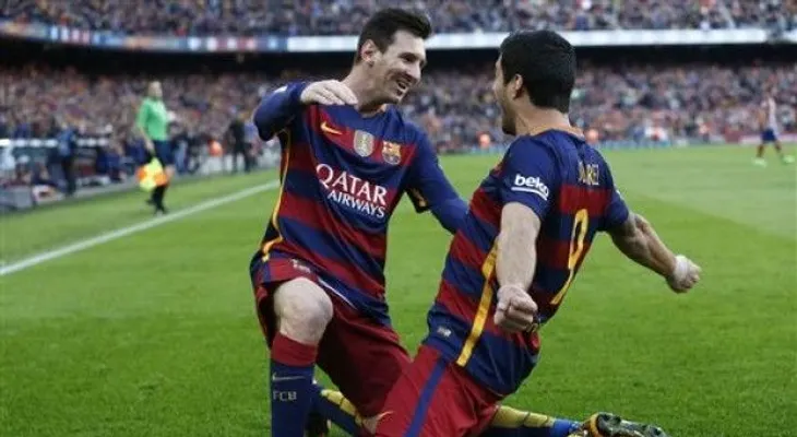 El Barcelona remonta al Atlético con goles de Messi y Suárez