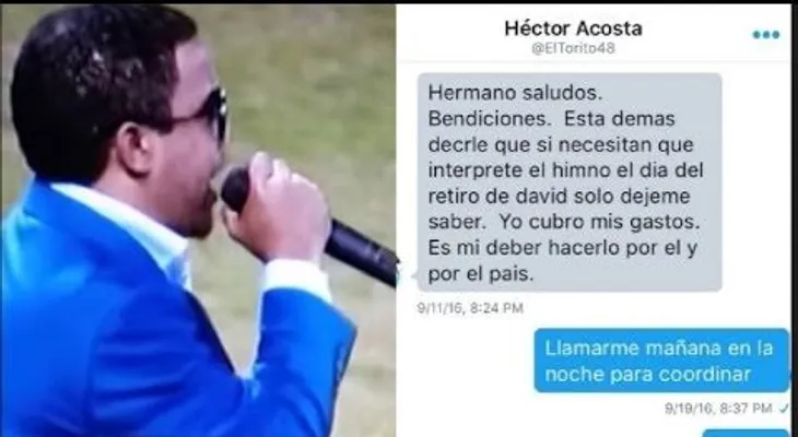 David Ortiz nunca invitó a El Torito a cantar en Boston