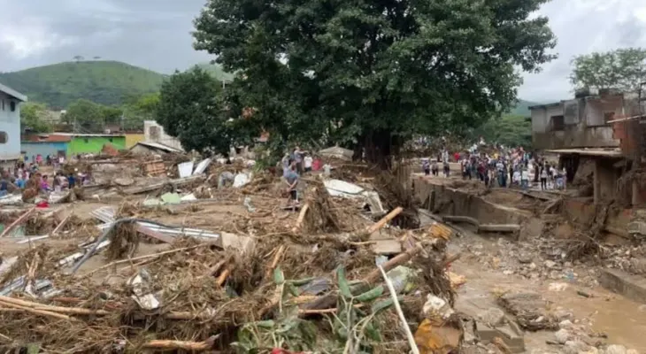 Al menos seis desaparecidos y decenas de viviendas afectadas por lluvias en Venezuela