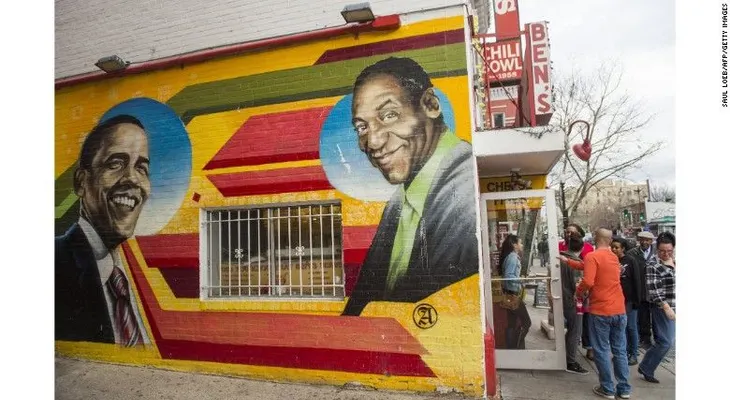 Repintan mural con prominentes figuras negras en Washington para excluir a Bill Cosby