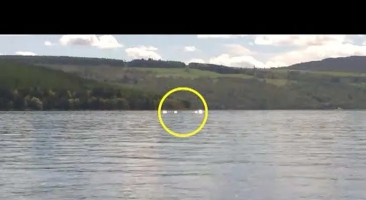 Una niña filma a una misteriosa "criatura" brillante en el lago Ness