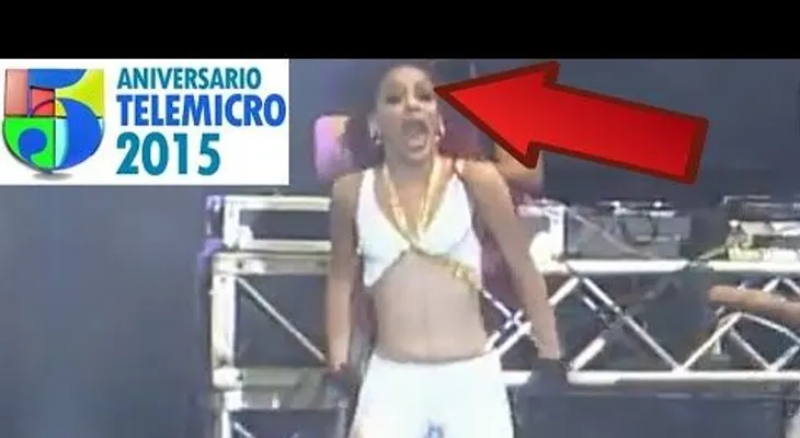 Video: Bailarina de Mozart la Para pierde extensiones en aniversario Telemicro