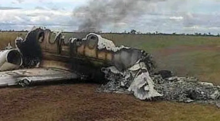 Avión mexicano destruido en Venezuela estaba lleno de droga, según Maduro