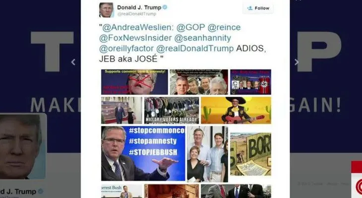 Qué nos dice la esvástica retuiteada sobre Donald Trump