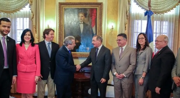 Danilo Medina se reúne con nueva directiva del Conep
