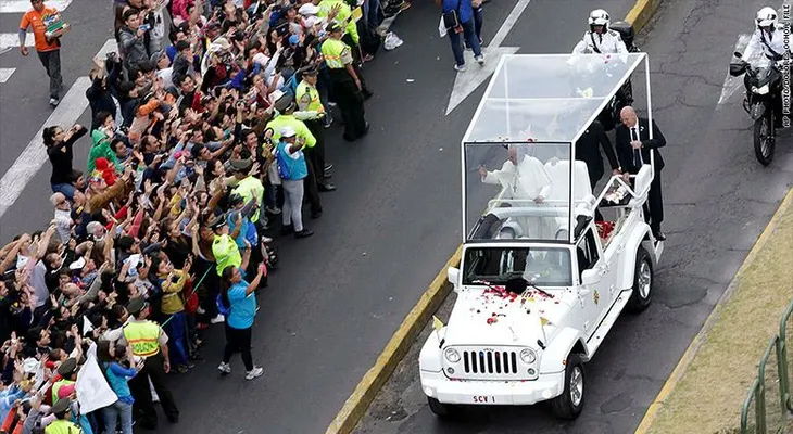 El papamóvil durante visita de Francisco a EE.UU. será un Jeep Wrangler