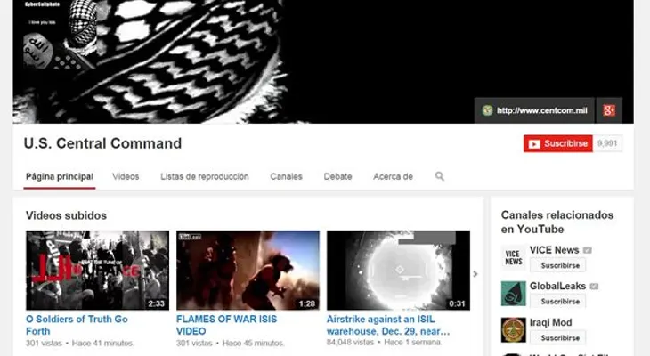 Un grupo simpatizante de ISIS hackea las redes sociales del Pentágono