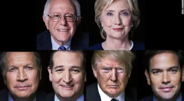 Cruz y Sanders logran importantes victorias, aunque Trump y Clinton se consolidan