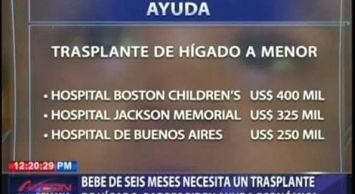 Parientes de bebé de 7 meses claman por ayuda para trasplante de hígado